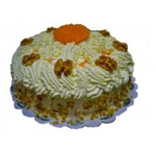 Peach Walnut Torte by Contis Cake